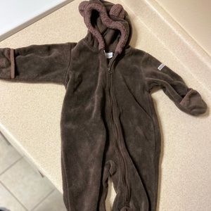 Columbia baby bear bunting suit